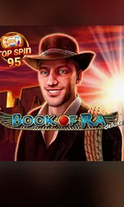 Book of Ra Deluxe Top Spin Max RTP Logo